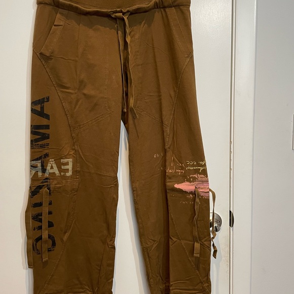 SACK’S  Luxury joggers SZ 2 (L). 100% cotton, flared bottom. Lots of details. - Picture 3 of 13